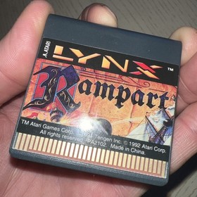 RAMPART Atari Lynx NEW CARTRIDGE AND MANUAL NO BOX