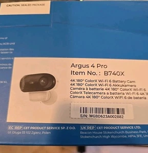 Reolink Argus 4 Pro 4K 8MP Battery Solar Security Camera With Solar Panel - Picture 1 of 3
