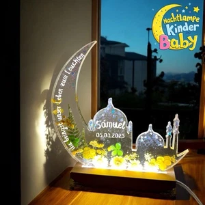Lampada da comodino camera dei bambini lampada da notte camera dei bambini luce notturna regalo ragazzo - Foto 1 di 12