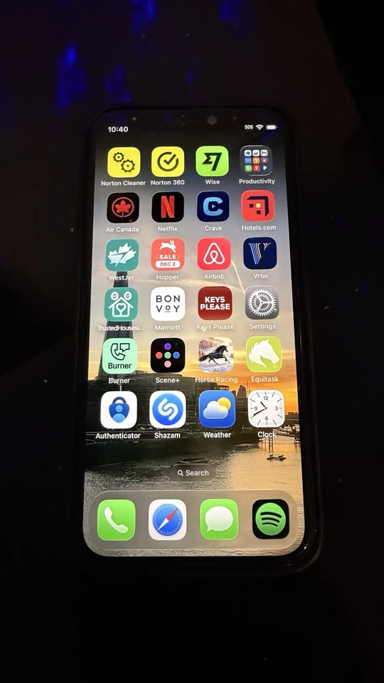 iPhone 12 mini 128gb unlocked used Blue - Works great, see bundle/description - Image 1 of 2