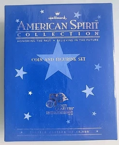 AMERICAN SPIRIT COIN FIGURINE STATE QUARTER CONNECTICUT LIMITED EDITION - Picture 1 of 4