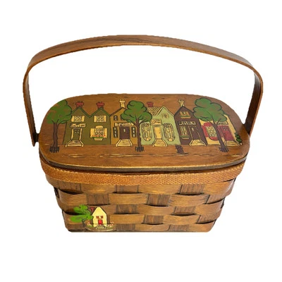 Cartera Caro Nan Basket vintage firmada y hecha para Maison Mendessolle bolso más pequeño Foto 1 de 4