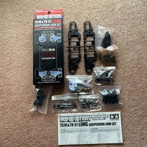 Tamiya TG10 TB01 Long Suspension Arm Set NEW 53430 Rare - Picture 1 of 7