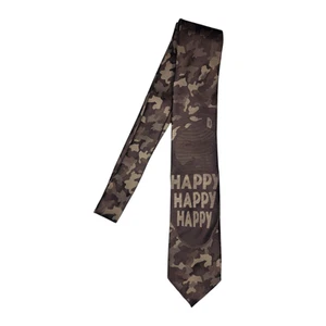 Duck Dynasty Men's Tie Happy Happy Happy Camouflage Phil Robertson Kohl’s NWT - Picture 1 of 5