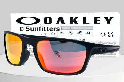 Gafas de sol Oakley SLIVER STEALTH negro mate polarizadas rubí iridio 9408-06 ¡NUEVAS! Foto 1 de 4