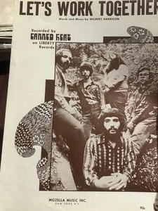 Uno spartito rock 1970 CALORE IN SCATOLA 'Lavoriamo insieme' - Foto 1 di 2