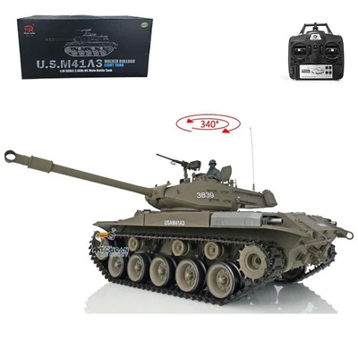 US Stock 2.4Ghz Henglong 1/16 7.0 Walker Bulldog RTR RC Tank Infrared BB Pellets - Image 1 of 4