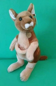 2015 13" Miyoni by Aurora Kangaroo Stuffed Animal Plush NWT - Picture 1 of 6