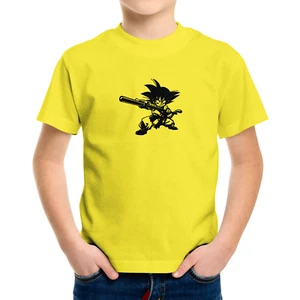 Toddler Tee Youth T-Shirt Boy Gift Print Gift Shirt Anime Young Son Little Goku - Picture 1 of 23