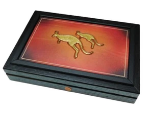Caja de madera maciza 1/10, 1/4, 1/2 o 1 oz pepita de oro / canguro Australia - Imagen 1 de 3