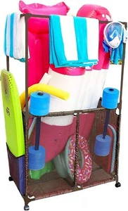 Pool Organizer 417245, T-Small, Brown - Picture 1 of 6