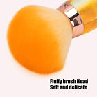 (Orange)Nail Dust Cleaning Brush Nail Art Powder Remover Brush Cleaner Make SLS