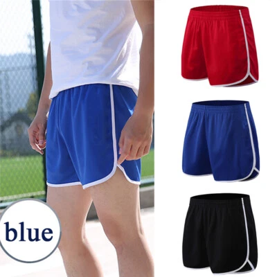 Unisex Running Shorts Hot Pants Sports Fitness Bottoms Casual Pure Color New↔ - Image 1 of 4