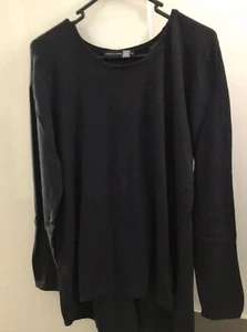 Marilyn Seyb Navy Blue Top Size 12 - Picture 1 of 5