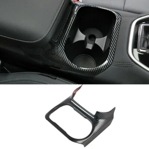 Soporte de taza de agua frontal de fibra de carbono para Subaru Outback 2021-2024 - Imagen 1 de 5