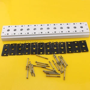 COLECTOR DE ALUMINIO toma de placa de conflujo para válvula de aire solenoide 4V210-08 ranura 21 - Imagen 1 de 5