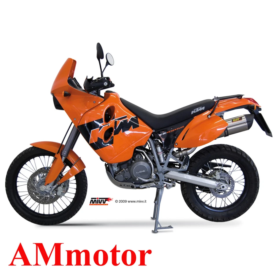 Mivv Ktm Lc4 640 Adventure 2003 03 Terminale Di Scarico Marmitta Suono Inox Moto Foto 1 de 1