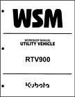 900  Side By Side Technical Repair Manua Kubota Rtv 900 Utility Vehicle  Printed