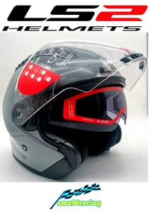CASCO LS2 COPTER II OF600 GLOSS NARDO GREY OMOLOGATO MOTO SCOOTER - Foto 1 di 10
