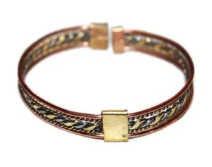 Wickel Design Unisex Messing Kupfer Aluminium Draht Armband - Made in Kenya - Bild 1 von 3