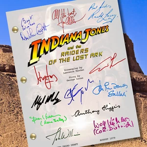 Indiana Jones and The Raiders of the Lost Ark signed Autogramm Script Reprints - Bild 1 von 8