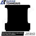 Rubber Ute Tub Mat for Ram 1500 Crew Cab with 5&#39;7&quot; Bed Length (2018 to Current)