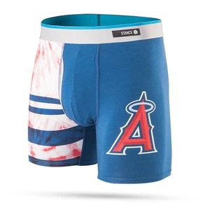 STANCE Basilone Boxer Underwear Los Angeles ANGELS TIE DYE RED SMALL M302B16TAN - Picture 1 of 2