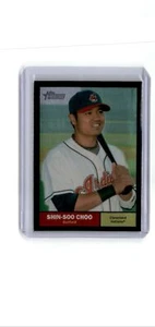 2010 Topps Heritage Chrome Black Refractors Shin-Soo Choo 22/61 Cleveland - Picture 1 of 2