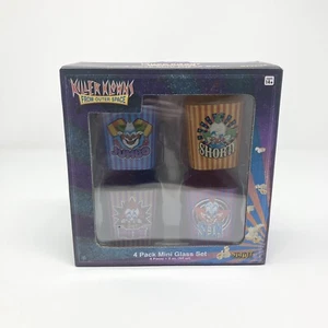 Killer Klowns From Outer Space 4er Pack Schnapsglas Set Jumbo Shorty Rudy Slim - Bild 1 von 5