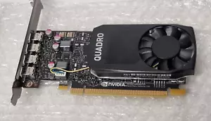 4GB GDDR5 NVIDIA QUADRO P1000 WITH 4x Mini-DP PCI-E x16 GRAPHICS CARD - Picture 1 of 6