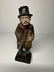 Man Musician Violin Figural Figurine Plastic Vintage Bible Decorama Dallas Texas - Picture 1 of 6