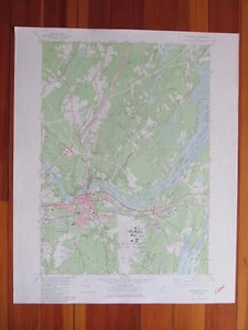 Brunswick Maine 1980 Original Vintage USGS Topo Karte - Bild 1 von 1