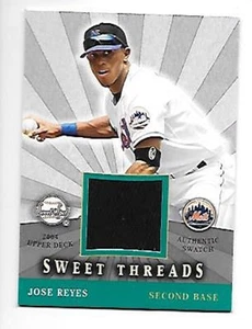 JOSE REYES 2004 SWEET SPOT SWEET THREADS AUTHENTIC SWATCH #STS-JR I COMBINE SH - Picture 1 of 1