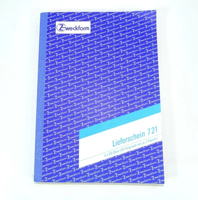 Zweckform Lieferschein 721, 3x 50 mit Blaupapier, A5  - Bild 1 von 2