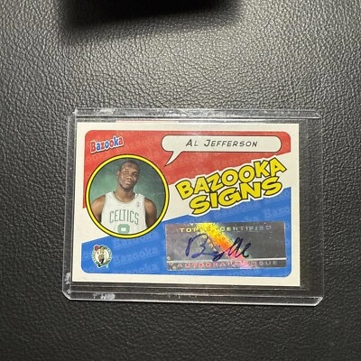 2004-05 Topps Bazooka Signs Autographed Al Jefferson #BS-AJ Rookie RC - Image 1 of 2