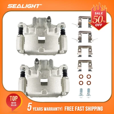 2x pinça de freio dianteiro com suporte para Nissan Altima 2002-2006 Infiniti I35 02-04 - Imagem 1 de 4