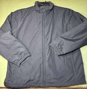 LANDS' END dunkelblau Polartec durchgehender Reißverschluss gefütterter Mantel Herren Größe XLT (46-48) Korea - Bild 1 von 23