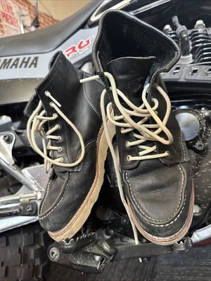 女式 Red Wing Heritage MOC 鞋头 8 码黑色 — 第 1/4 张图片