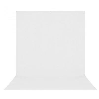 Telón de fondo resistente a las arrugas Westcott 8x13' X-Drop Pro, barrido blanco de alta tecla Foto 1 de 2