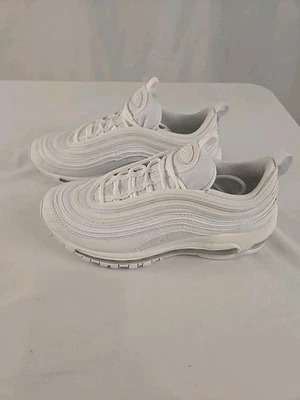 Nike Air Max 97 GS 921522-104 Blanco/Metálico Plateado Zapatos Talla US 6.0Y Mujer 8 Foto 1 de 4
