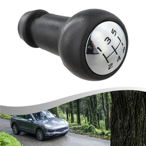 5 Speed Gear Shift Knob with Stylish Black Chrome Finish Compatible Cars - Picture 1 of 13