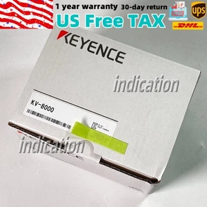 KEYENCE KV-8000 Programmable Controller PLC CPU Unit Module New  US Free TAX - Picture 1 of 3