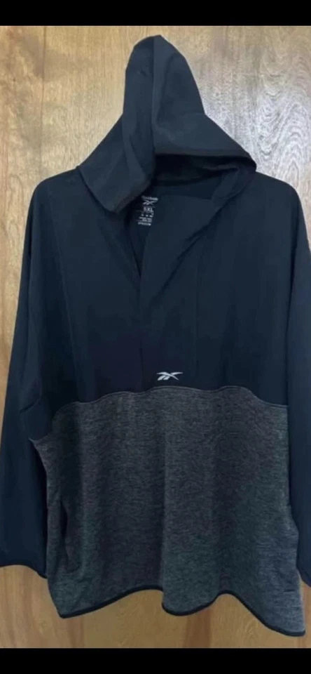 Pullover Reebok grande y alto para hombre con capucha talla 5XLT Foto 1 de 1