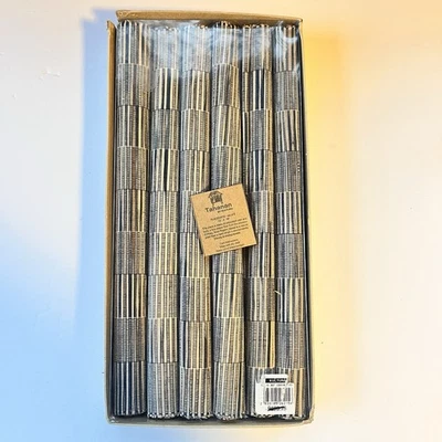 Tahanan Kultura Placemat Conjunto de 6 Decoração de Mesa Ecológica Azul/Castanho/Bege Na Caixa - Imagem 1 de 4