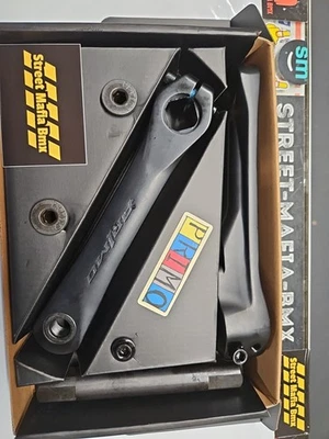 BIELAS BICICLETA PRIMO PB V3 BMX 165mm 22mm 3 PIEZAS Negras AJUSTADAS KINK GT Haro ¡NUEVAS! Foto 1 de 4