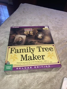 NEW Broderbund Family Tree Maker 11-CD Gift Set Version 5 Win 95/98 / Sealed - Picture 1 of 5