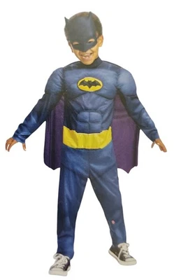 Disfraz Niños S (6) DC Comics Batwheels Batman Músculo Mono Disfraz Halloween Foto 1 de 4