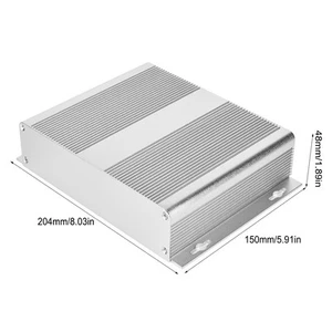 Aluminum Alloy Electronic Project Case With Baffles Good Heat Dissipation - Bild 1 von 9