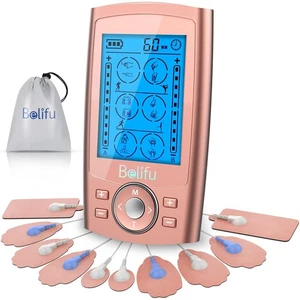 Zweikanal TENS EMS Einheit 24 Modi Muskelstimulator zur Schmerzlinderung Therapie... - Bild 1 von 6