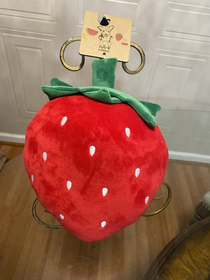 ZippyPaws Jumbo Pink Strawberry Sprinkle Donut Plush Dog Chew Toy Zippy Paws